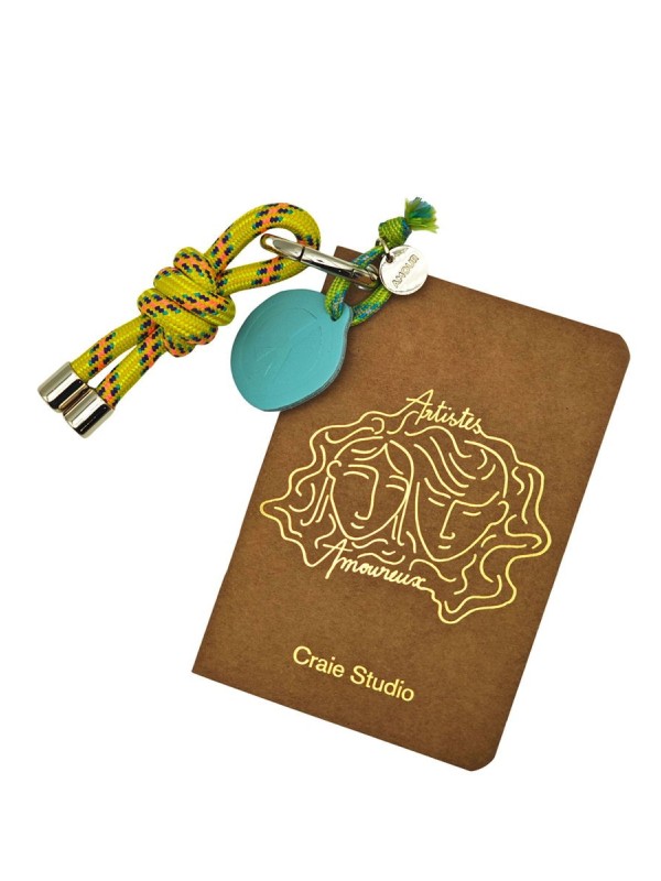 Craie Studio Porte-Clefs Tech Bleu Ciel