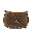 Soleil Chic Pochette Bandouliere Cloute Nubuck Taupe