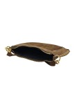 Soleil Chic Pochette Bandouliere Cloute Nubuck Taupe