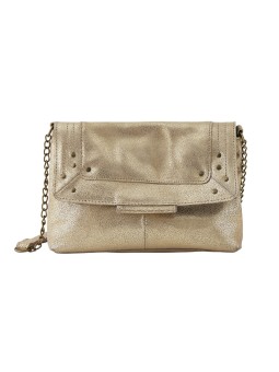 PCFELIZIA Sac bandoulière cuir Gold Snow PIECES