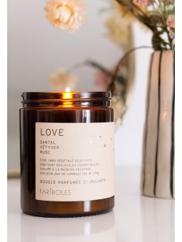 Bougie Love 140g Fariboles