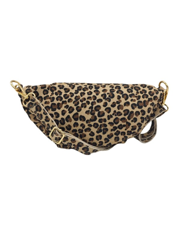 Soleil Chic Sac Banane cuir Chic Noir Irise