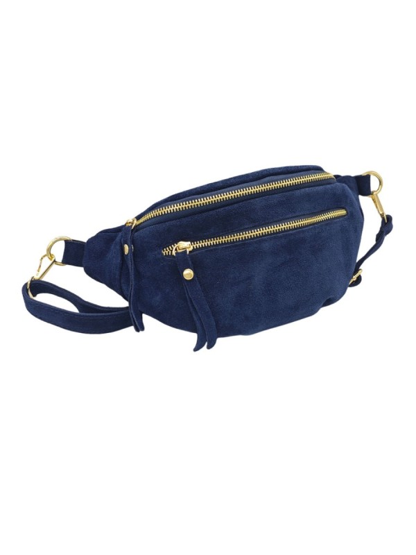 Soleil Chic Sac Banane cuir Chic Noir Irise