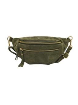 Soleil Chic Sac Banane cuir Chic Kaki Nubuck
