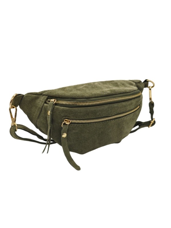 Soleil Chic Sac Banane cuir Chic Noir Irise