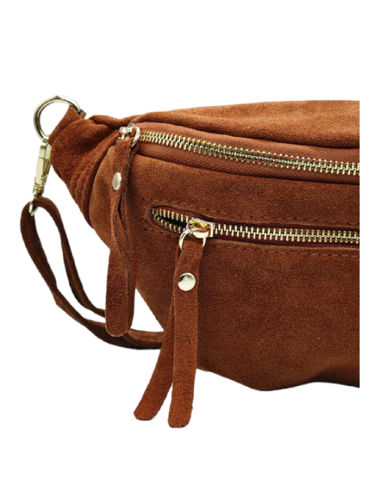 Soleil Chic Sac Banane cuir Chic Noir Irise