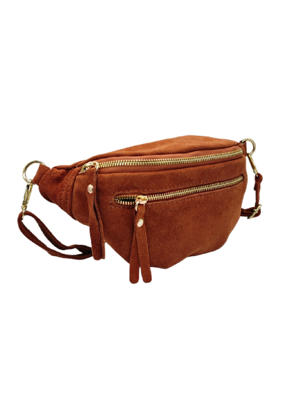 Soleil Chic Sac Banane cuir Chic Noir Irise