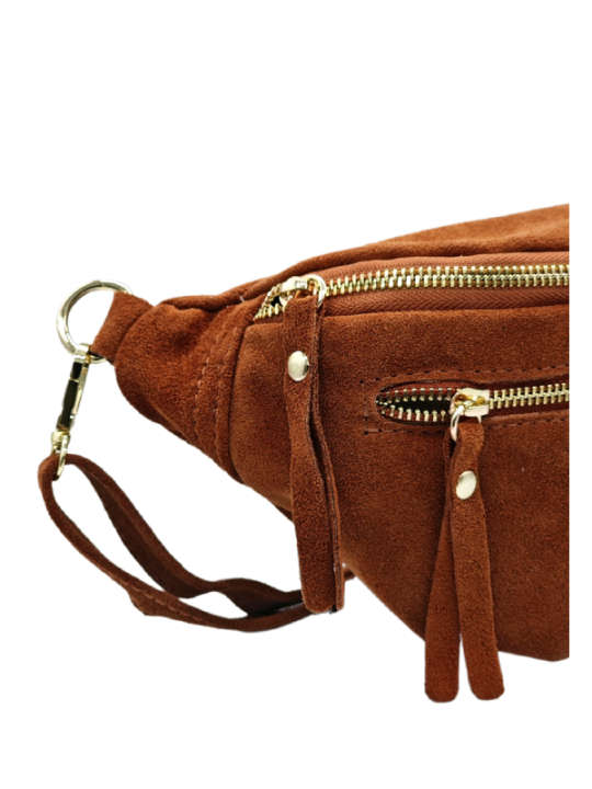 Soleil Chic Sac Banane cuir Chic Noir Irise