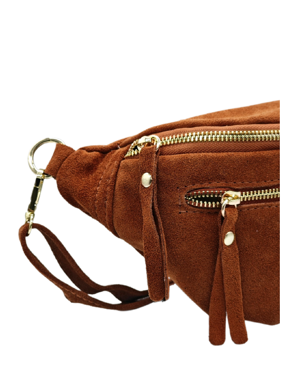 Soleil Chic Sac Banane cuir Chic Noir Irise