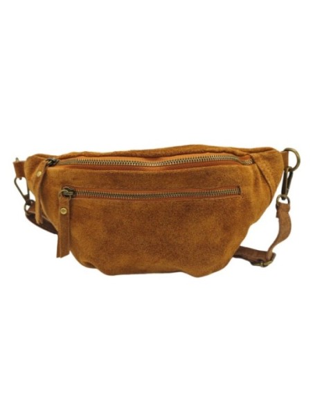 Soleil Chic Sac Banane cuir Chic Camel Nubuck