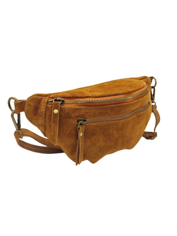 Soleil Chic Sac Banane cuir Chic Noir Irise