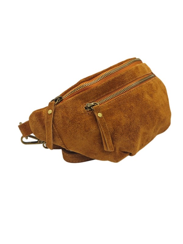 Soleil Chic Sac Banane cuir Chic Noir Irise