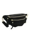 Soleil Chic Sac Banane cuir Chic Noir Irise