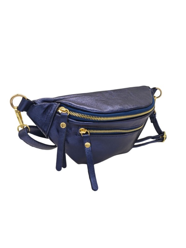 Soleil Chic Sac Banane cuir Chic Noir Irise