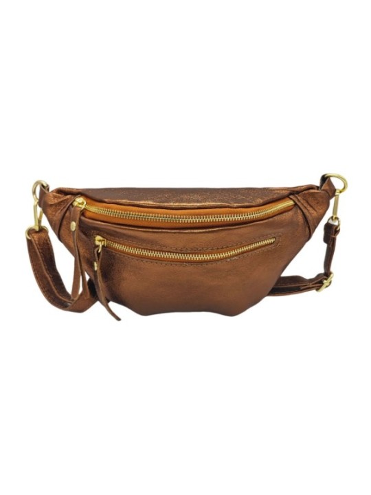 Soleil Chic Sac Banane cuir Chic Camel Irise