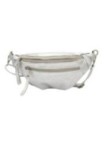 Soleil Chic Sac Banane cuir Chic Argent