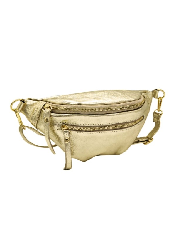 Soleil Chic Sac Banane cuir Chic Noir Irise