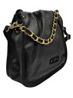 Sac besace toile PERCY EP7 Noir Mila Louise