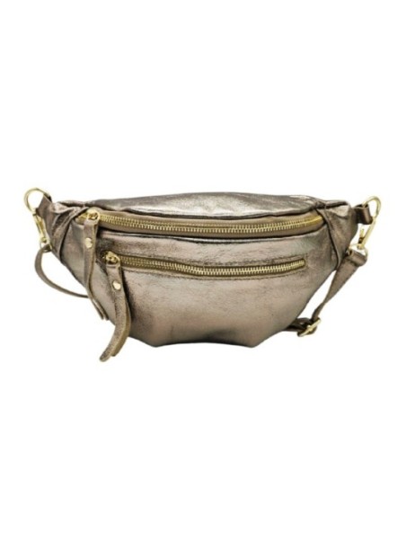 Soleil Chic Sac Banane cuir Chic Champagne Irise