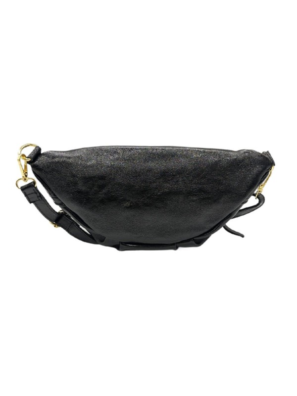 Soleil Chic Sac Banane cuir Chic Noir Irise