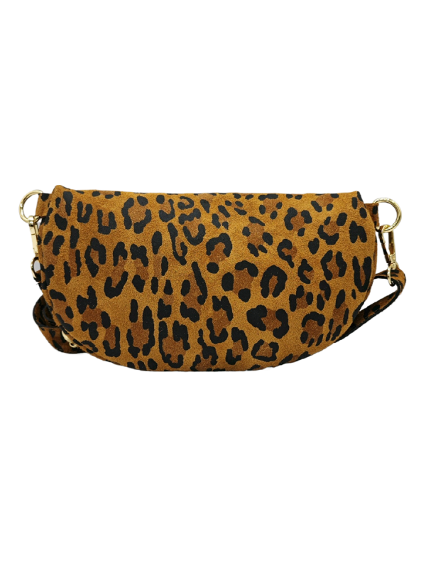 Soleil Chic Sac Banane cuir Demi Lune M2 Noir Irise