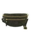Soleil Chic Sac Banane cuir Demi Lune M2 Kaki Nubuck