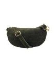 Soleil Chic Sac Banane cuir Demi Lune M2 Noir Irise