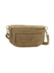 Soleil Chic Sac Banane cuir Demi Lune M2 Beige Nubuck