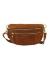 Soleil Chic Sac Banane cuir Demi Lune M2 Camel Nubuck