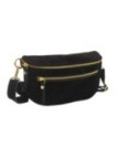 Soleil Chic Sac Banane cuir Demi Lune M2 Noir Irise