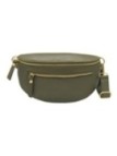 Soleil Chic Sac Banane cuir Demi Lune M2 Kaki