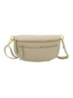Soleil Chic Sac Banane cuir Demi Lune M2 Beige