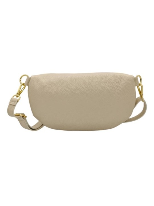 Soleil Chic Sac Banane cuir Demi Lune M2 Noir Irise