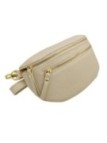 Soleil Chic Sac Banane cuir Demi Lune M2 Noir Irise