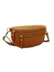 Soleil Chic Sac Banane cuir Demi Lune M2 Noir Irise