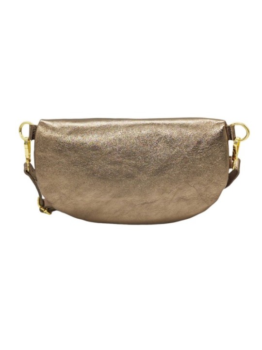 Soleil Chic Sac Banane cuir Demi Lune M2 Noir Irise