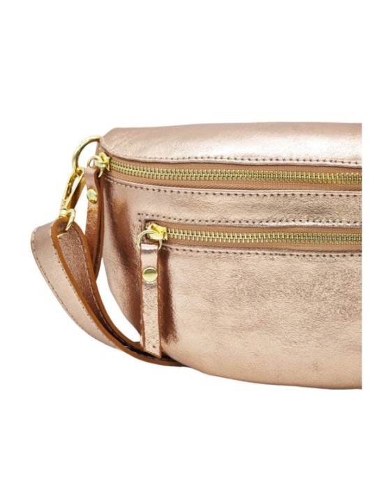 Soleil Chic Sac Banane cuir Demi Lune M2 Noir Irise