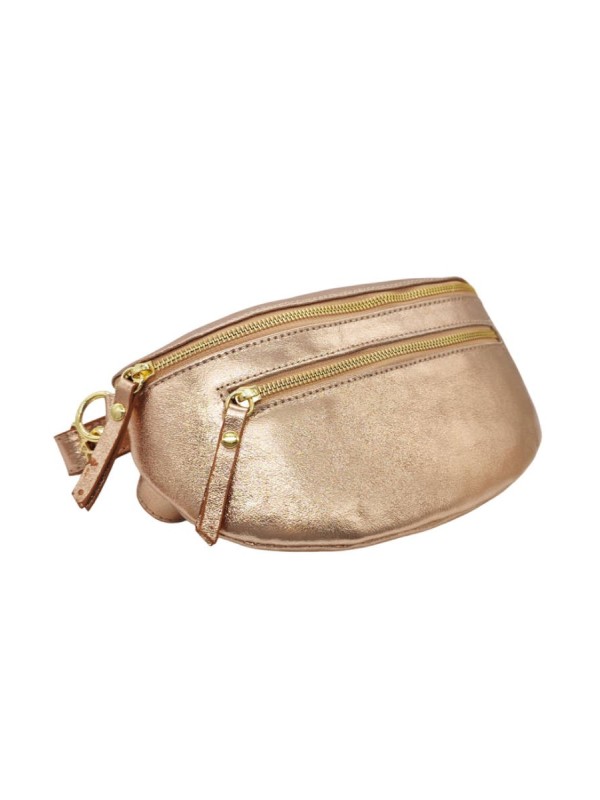 Soleil Chic Sac Banane cuir Demi Lune M2 Noir Irise