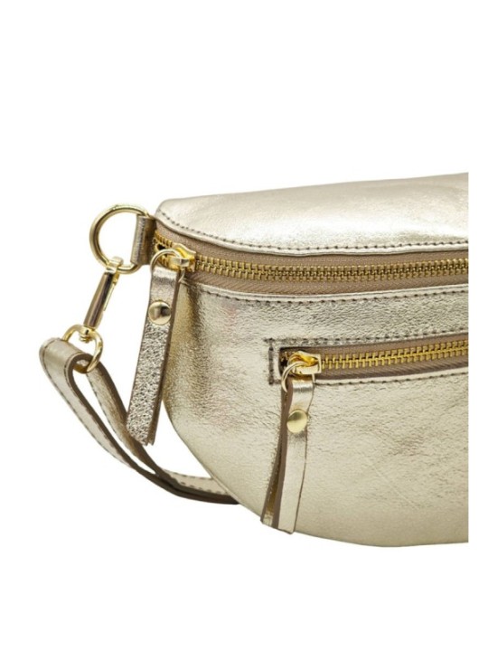 Soleil Chic Sac Banane cuir Demi Lune M2 Noir Irise