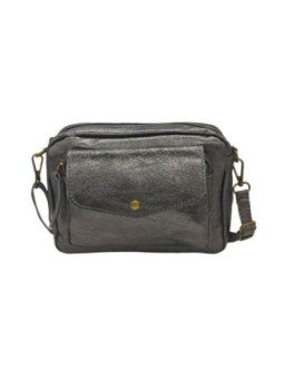 Soleil Chic Sac Bandoulière Rabat Gris Irise