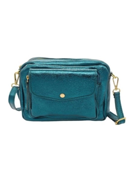 Soleil Chic Sac Bandoulière Rabat Canard Irise