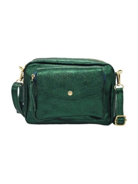 Soleil Chic Sac Bandoulière Rabat Vert Irise