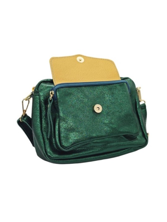 Soleil Chic Sac Bandoulière Rabat Or