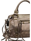 Soleil Chic Petit Sac Cuir Daisy Champagne Irise