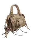 Soleil Chic Petit Sac Cuir Daisy Champagne Irise