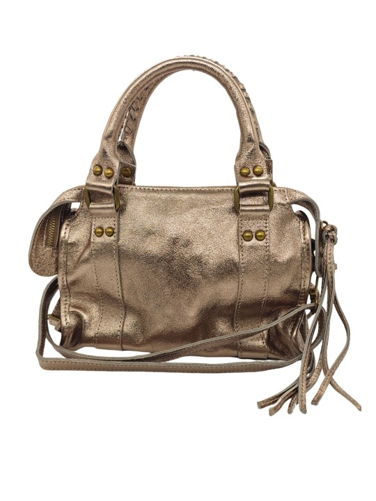 Soleil Chic Petit Sac Cuir Daisy Champagne Irise