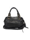 Soleil Chic Petit Sac Cuir Daisy Noir