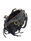 Soleil Chic Petit Sac Cuir Daisy Noir