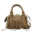Soleil Chic Petit Sac Cuir Daisy Taupe