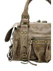 Soleil Chic Petit Sac Cuir Daisy Taupe